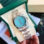 High Quality Replica Rolex Oyster Perpetual Watch Ice Blue Face Stainless Steel Band Rounded Bezel 31mm_th.jpg